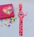 Relógio Infantil Digital Esporte Silicone Ajustável para Meninas + Kit Miçangas Coloridas para Montar Colares Pulseiras Anéis Presente - Store LVO