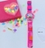 Relógio Infantil Digital Pisca Luz Led Colorido Toca Musica Disney + Kit Miçangas Coloridas para Montar Colares Pulseira Anel Presente - Store LVO