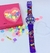 Relógio Infantil Digital Pisca Luz Led Colorido Toca Musica Disney + Kit Miçangas Coloridas para Montar Colares Pulseira Anel Presente - comprar online
