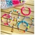 Imagem do Relógio Infantil Digital Esporte Silicone Ajustável para Meninas + Kit Miçangas Coloridas para Montar Colares Pulseiras Anéis Presente