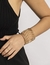 Pulseira Bracelete Aberto Larga Geométrica Grande Feminino Folheado Ouro Dourado Prata Preto Luxo Lançamento 2024 Moda na internet