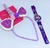 Kit Relógio infantil Digital Pisca Luz Led Musica + Tiara de Cabelo Personagem Princesas Disney Barbie Lol Minnie Presente - loja online