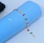Imagem do Kit Conjunto Colar Choker e Pulseira pedras Cristais Coloridas Borboletas Folheado Ouro e Prata anti alérgico Moda Feminina Luxo
