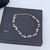 Kit Conjunto Colar Choker e Pulseira pedras Cristais Coloridas Borboletas Folheado Ouro e Prata anti alérgico Moda Feminina Luxo - comprar online