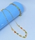 Kit Conjunto Colar Choker e Pulseira pedras Cristais Coloridas Borboletas Folheado Ouro e Prata anti alérgico Moda Feminina Luxo