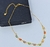 Kit Conjunto Colar Choker e Pulseira pedras Cristais Coloridas Borboletas Folheado Ouro e Prata anti alérgico Moda Feminina Luxo na internet