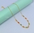 Imagem do Kit Conjunto Colar Choker e Pulseira pedras Cristais Coloridas Borboletas Folheado Ouro e Prata anti alérgico Moda Feminina Luxo