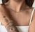 Kit Conjunto Colar Choker e Pulseira pedras Cristais Coloridas Borboletas Folheado Ouro e Prata anti alérgico Moda Feminina Luxo - comprar online