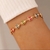 Kit Conjunto Colar Choker e Pulseira pedras Cristais Coloridas Borboletas Folheado Ouro e Prata anti alérgico Moda Feminina Luxo - Store LVO