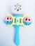 Imagem do Chocalho de Mão para Bebê Menina pisca Luzes Piscando Colorida Desenho Animado Hello kitty brinquedo para Criança