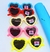 Kit Relógio Digital Touch Led Bracelete Silicone Esporte + Óculos de Sol Coração Flor Florzinha Margarida para Bebê Menina Presente na internet