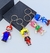 Chaveiros com Pingente Mini Boneco Emborrachado Desenho Animado Disney Super Heróis Homem aranha Lilo Stitch Minnie Naruto Lembrancinha
