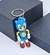 Imagem do Chaveiros com Pingente Mini Boneco Emborrachado Desenho Animado Disney Super Heróis Homem aranha Lilo Stitch Minnie Naruto Lembrancinha