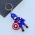 Chaveiros com Pingente Mini Boneco Emborrachado Desenho Animado Disney Super Heróis Homem aranha Lilo Stitch Minnie Naruto Lembrancinha na internet