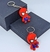 Chaveiros com Pingente Mini Boneco Emborrachado Desenho Animado Disney Super Heróis Homem aranha Lilo Stitch Minnie Naruto Lembrancinha na internet