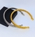 Colar Choker Aro Rígido Elos fios Torcido Trançando em volta Folheado Ouro Dourado Prata Inspiração Blogueira Moda Feminina - comprar online