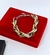 Imagem do Colar Corrente Feminino e Pulseira Elos grosso Oval mix Dourado com Prata Folheado Ouro e prata Luxo inspiração Blogueira Lançamento 2024