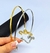 Colar Choker Feminino Elo Aro rigído liso fio 3mm Folheado a Ouro Dourado e Prata Luxo Regulável Tendência Moda Blogueira