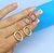 Colar Feminino Corrente Dois Banhos mix Dourado com Prata Conjunto Par de Brincos Antialégico Elo Folheado Ouro Luxo Tendência na internet