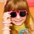 Óculos de Sol Infantil Menina Gatinho com Laço armação Gato proteção Filtro UV400 Flexível Plástico colorido Moda - comprar online