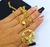 Kit Conjunto Colar e Brincos Feminino Corrente Elos Português com Pingente Medalha Redonda Divino Espírito santo Abençoada Folheado Ouro - comprar online