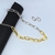 Kit Colar + Brincos Feminino Corrente Elos Grosso retangular Cartier Folheado Ouro Mix Banho Dourado com Prata na internet