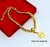 Imagem do Pulseira Corrente Elos Veneziana Grossa Premium Folheado Ouro Dourado com Pingente Flor Trevo Inspiração Blogueira Virgínia
