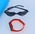 Imagem do Kit Relógio Infantil Led Band Prova água Esporte + Óculos de Sol Coração Meninas Flexível Luxo Verão 2024 Presente