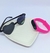 Imagem do Kit Relógio Infantil Led Band Prova água Esporte + Óculos de Sol Coração Meninas Flexível Luxo Verão 2024 Presente