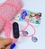Kit Relógio Infantil Digital Led Silicone Esporte Menina Menino + Conjunto 2 colares Amizade Best Friends Desenho Animado Presente