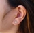 Cartela semaninha com 7 brincos Folheado a Ouro 18k Dourado Par de Brinco antialégico Feminino Adulto e Infantil Presente - Store LVO