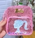 Imagem do Mochila Infantil de Costa Pequena Bolsa com Bolso Gel Ziper Pricesas Disney Babrie Laço Glitter Passeio Presente