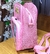 Mochila Infantil de Costa Pequena Bolsa com Bolso Gel Ziper Pricesas Disney Babrie Laço Glitter Passeio Presente