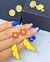 Cartela semaninha com 7 brincos Folheado a Ouro 18k Dourado Par de Brinco antialégico Feminino Adulto e Infantil Presente - Store LVO