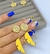 Cartela semaninha com 7 brincos Folheado a Ouro 18k Dourado Par de Brinco antialégico Feminino Adulto e Infantil Presente na internet