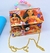 Bolsa Infantil Princesa Disney Moana Mini Bag Alça Corrente Transversal Bolsinha de Mão Pérola para meninas Passeio Blogueirinha na internet