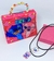 Kit Bolsa Infantil mini Bag cute alça Pérola Disney Stitch e Lilo angel + Colar duplo best Friends Amizade Meninas com Pingente