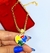 Kit Colar e Brincos Autista Feminino adulto e Infantil corrente Elo Português Pingente Coração quebra cabeça autismo - Store LVO