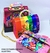 Kit Bolsa Infantil Mini Bag Cute Alça Pérola Mão Personagem Disney Divertamente 2 Filme + Chaveiro Mini Boneco 3D emoções Lembrancinha na internet