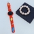 Kit Relógio Infantil Digital Led Redondo Meninos Pulseira Silicone Desenho animado 3D + Pulseira Miçangas Esportivo - Store LVO