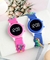 Relógio Infantil Digital Led Redondo Menina Menino Pulseira Desenho Animado 3D Pulseira Silicone ajustável Lançamento