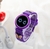 Relógio Infantil Digital Led Redondo Menina Menino Pulseira Desenho Animado 3D Pulseira Silicone ajustável Lançamento