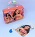 Kit Bolsa Bolsinha Mini Bag Princesa Moana Filme Alça Corrente Transversal + Colar com Pigente pedra azul Lançamento - comprar online