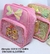 Bolsa Infantil Menina Mini Mochila de Costa Pequena com Bolso Ziper Desenho Capivara Gel com Glitter Lacinho Tendência - comprar online