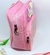 Bolsa Infantil Menina Mini Mochila de Costa Pequena com Bolso Ziper Desenho Capivara Gel com Glitter Lacinho Tendência na internet