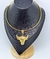 Colar choker Aro liso elo Rigido com Pingente Cabeça de touro Boi folheado ouro dourado Lançamento 2025 luxo inspiração moda