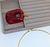 Colar Choker aro liso Rígido folheado ouro com Pingente pedra Madripérola retangular detalhe vazado Luxo Festa Tendência 2025 - loja online