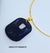 Colar Choker aro liso Rígido folheado ouro com Pingente pedra Madripérola retangular detalhe vazado Luxo Festa Tendência 2025 - Store LVO
