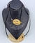 Colar gravata longo couro carmuça gargantilha com Pingente Medalha country chapéu cavalo Folheado ouro acessórios Festa Rodeio 2025 - comprar online
