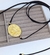 Colar gravata longo couro carmuça gargantilha com Pingente Medalha country chapéu cavalo Folheado ouro acessórios Festa Rodeio 2025